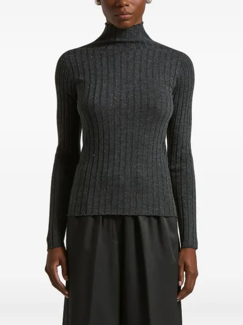 Peserico ribbed roll-neck sweater