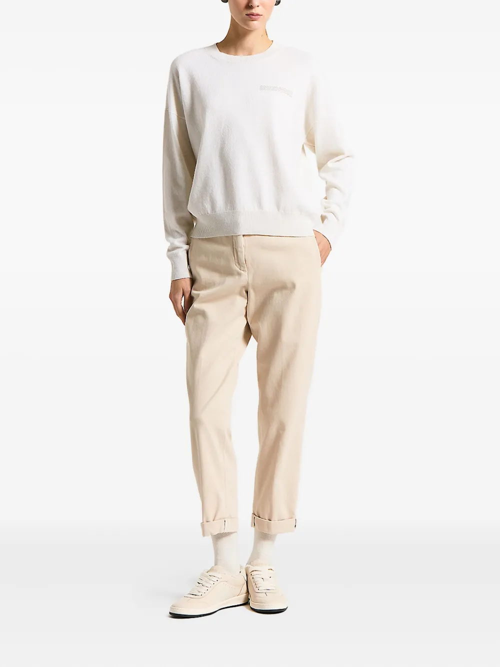 Peserico cuffed trousers | Tapered Trousers | Image 2