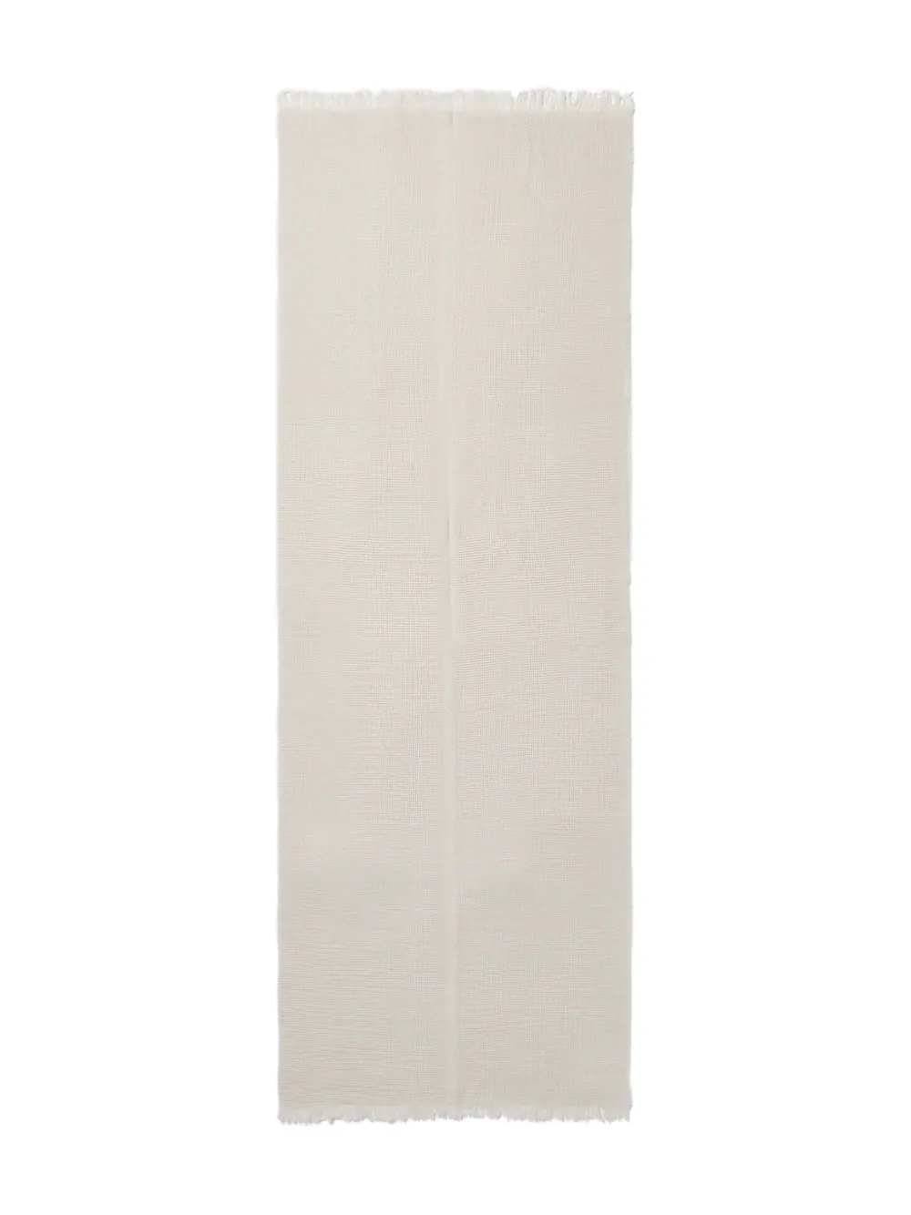 Peserico fringed weave scarf | Neutrals | Image 1