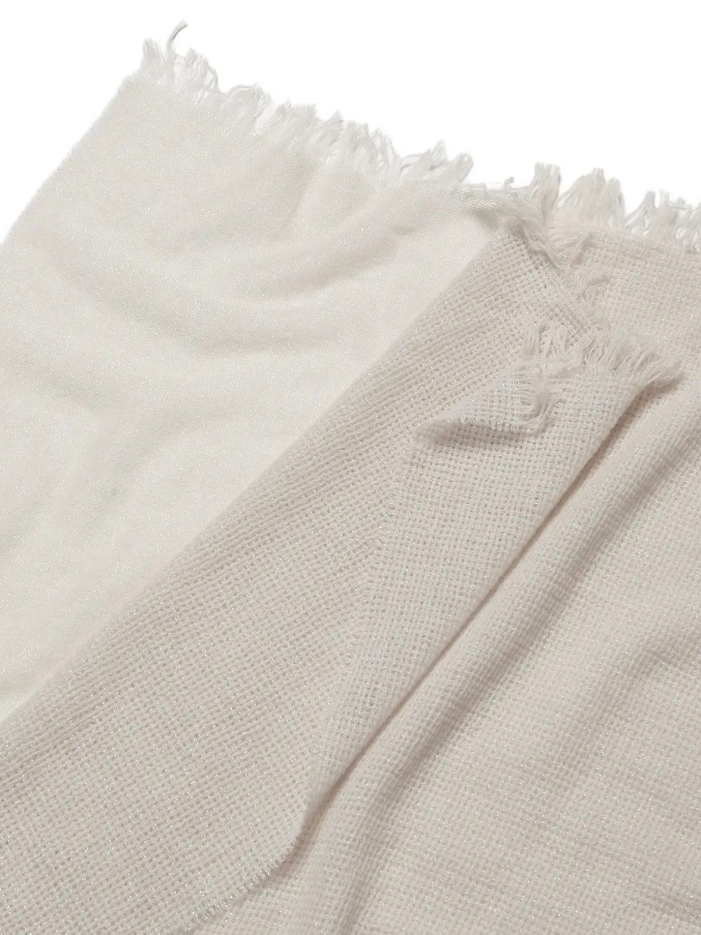 Peserico fringed weave scarf | Image 2