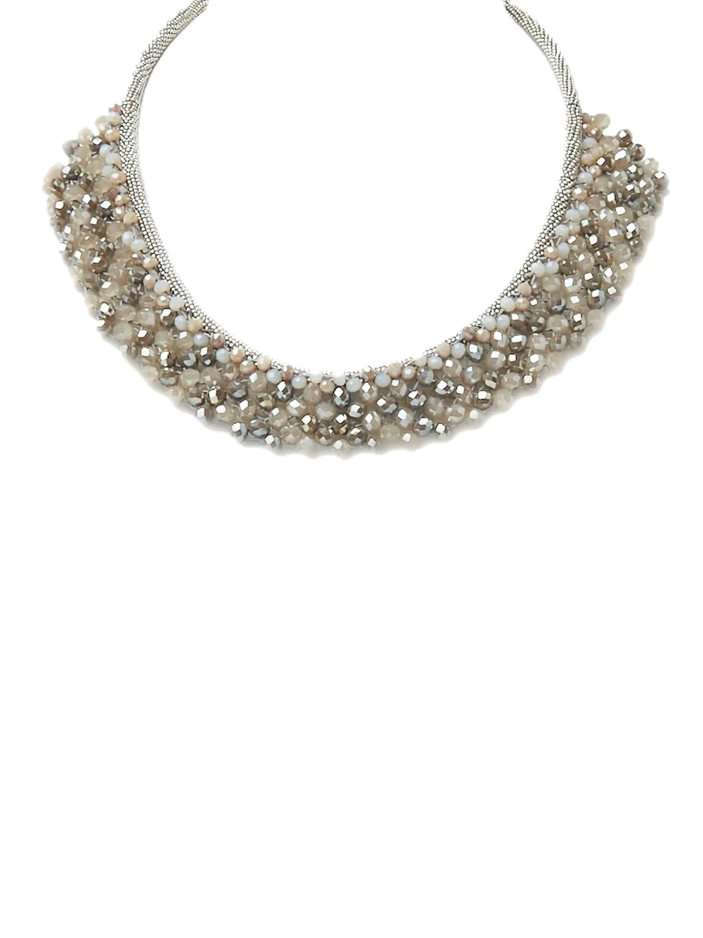 Peserico beaded chain necklace | Silver | Image 1