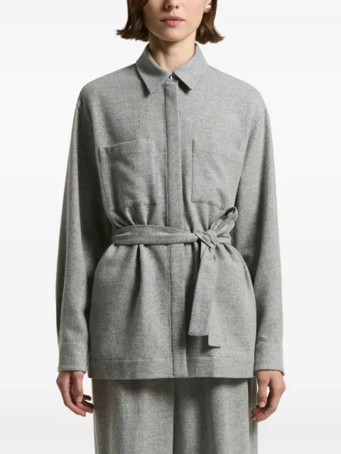 Peserico belted pocket shirt