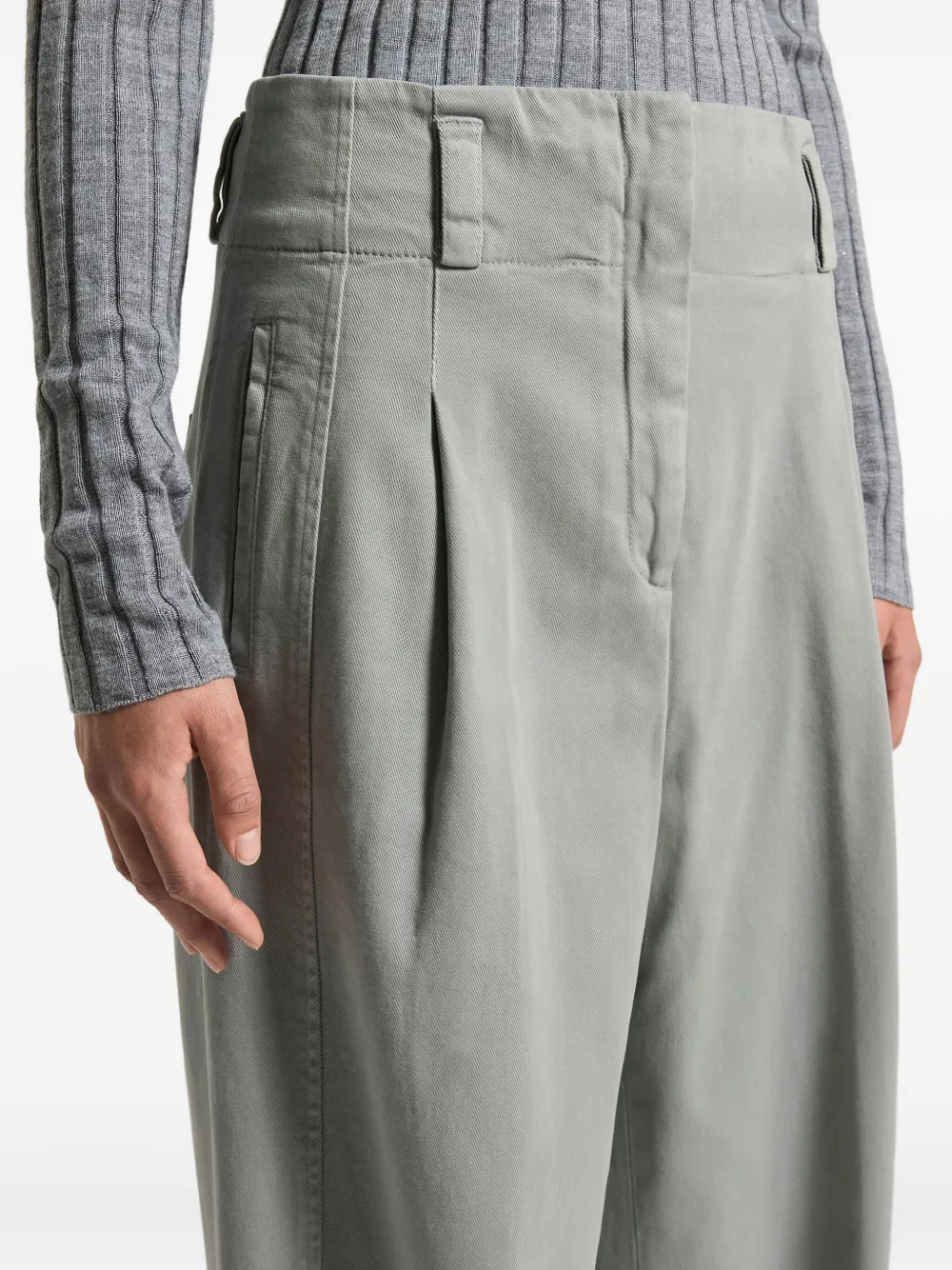 Peserico Plooibroek Grijs