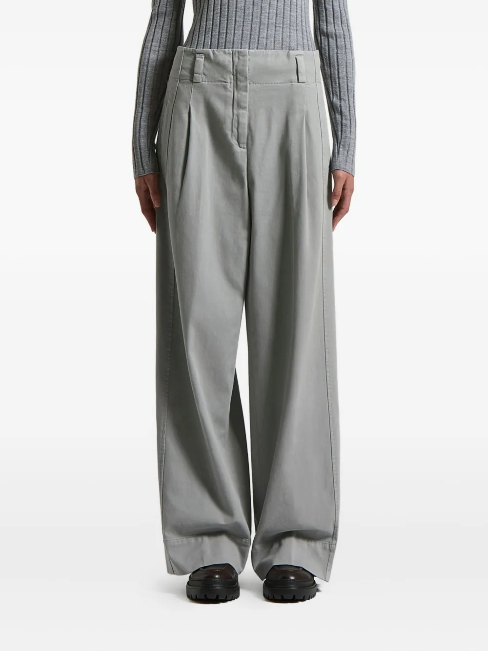 Peserico pleated trousers | Grey | Image 1