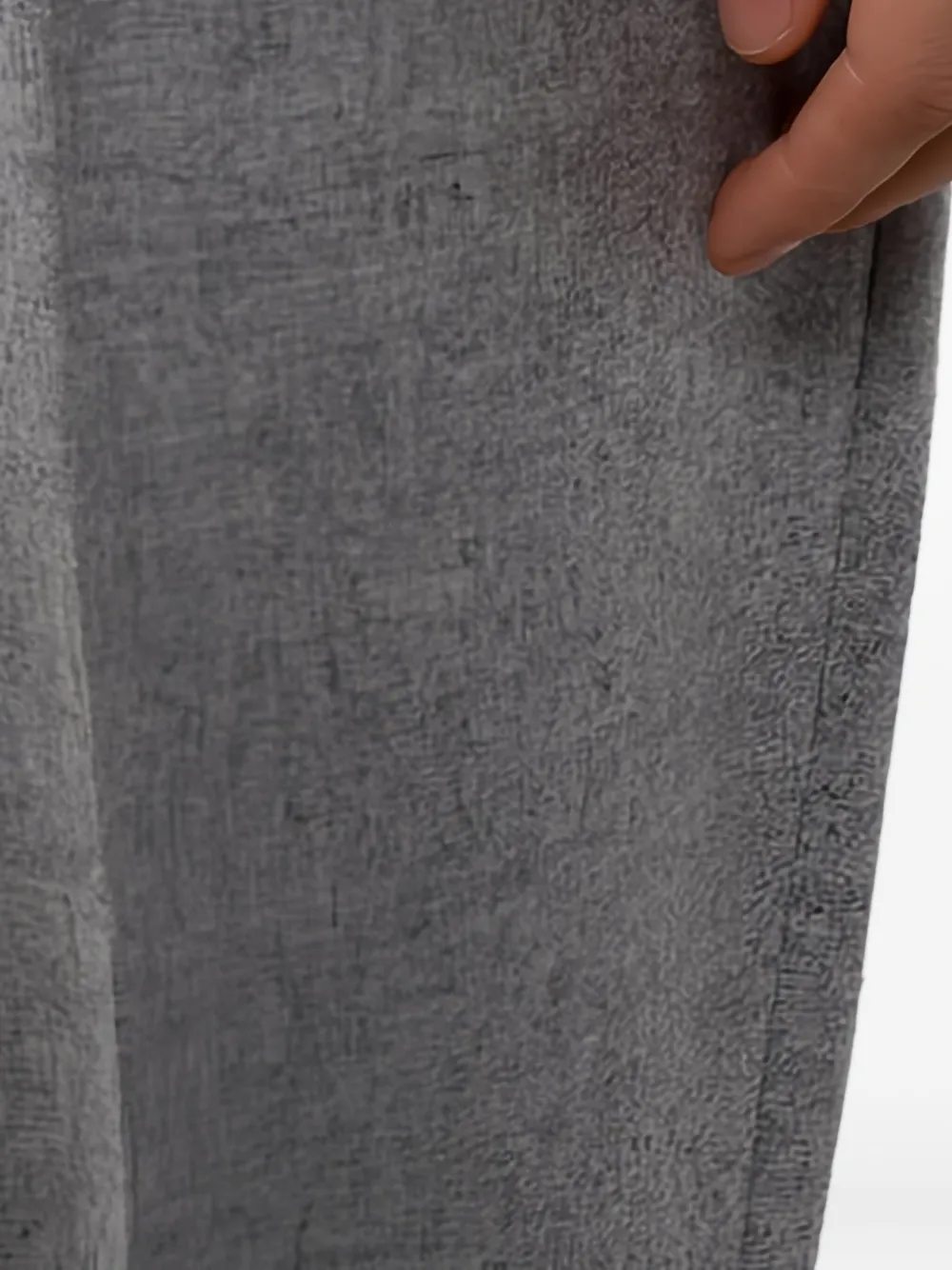 Peserico Pleated Cuffed Trousers In Gray