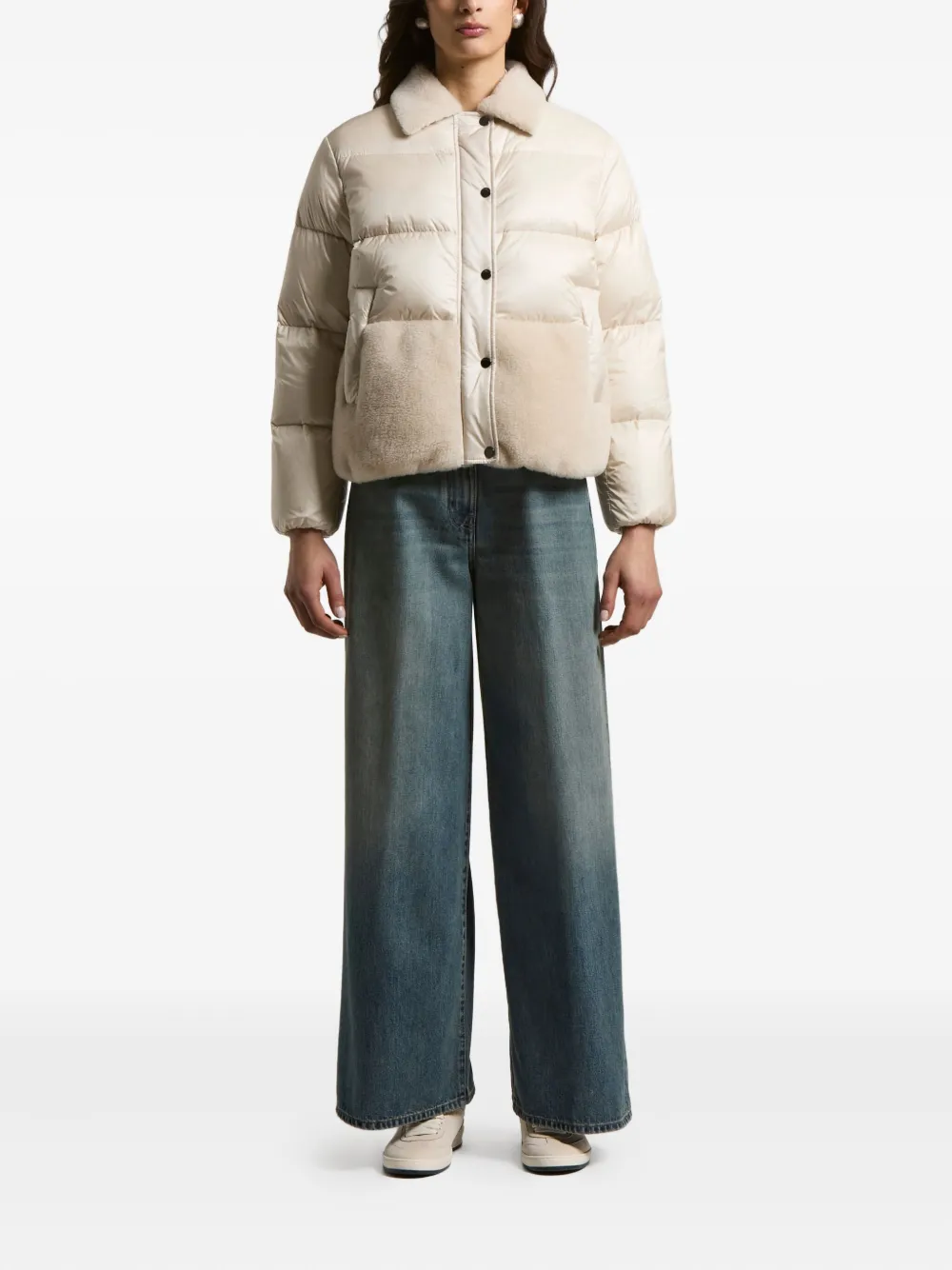 Peserico quilted shearling jacket | Down Jackets | Image 2