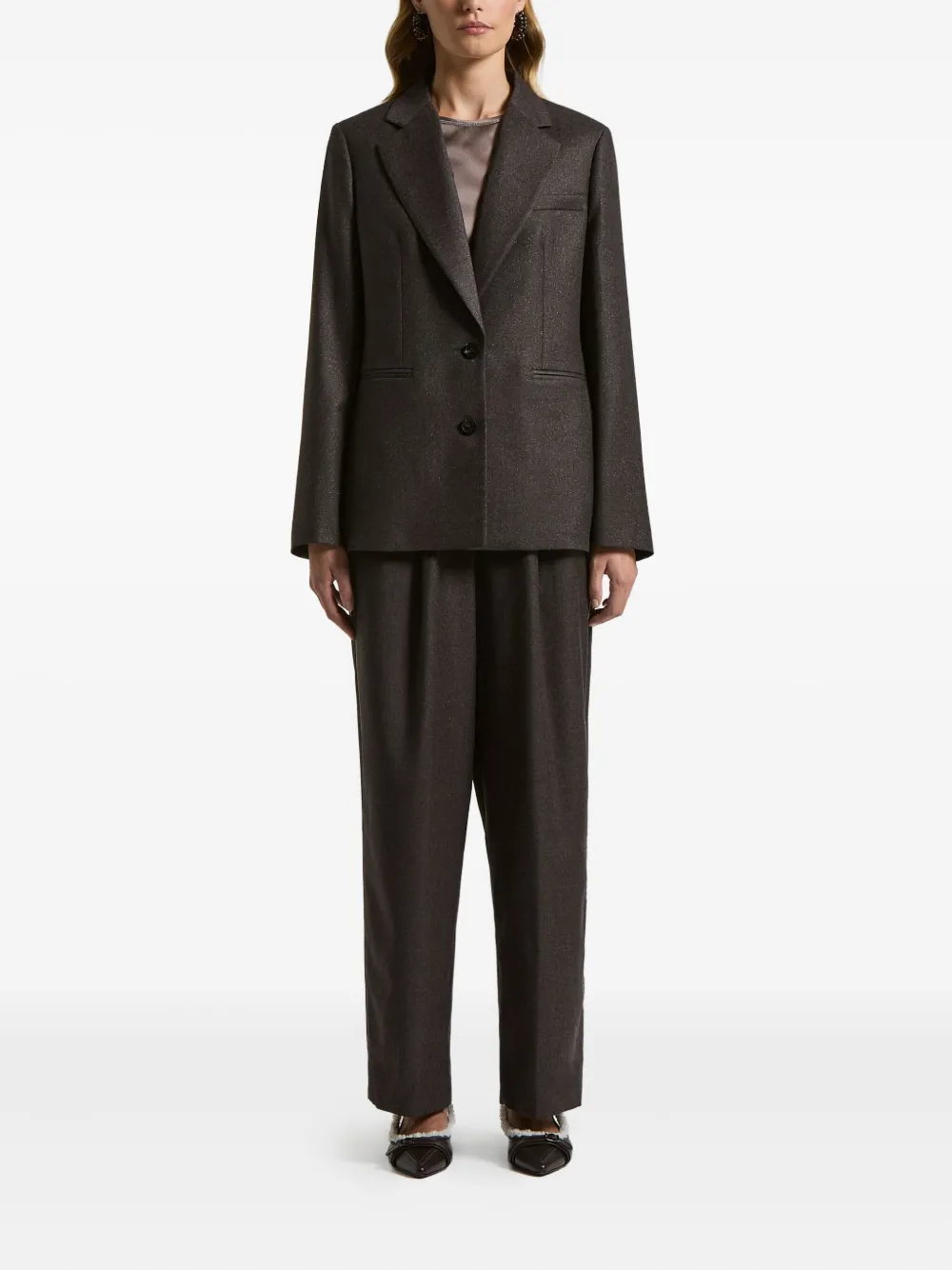 Peserico single-breasted wool blazer | Blazers | Image 2