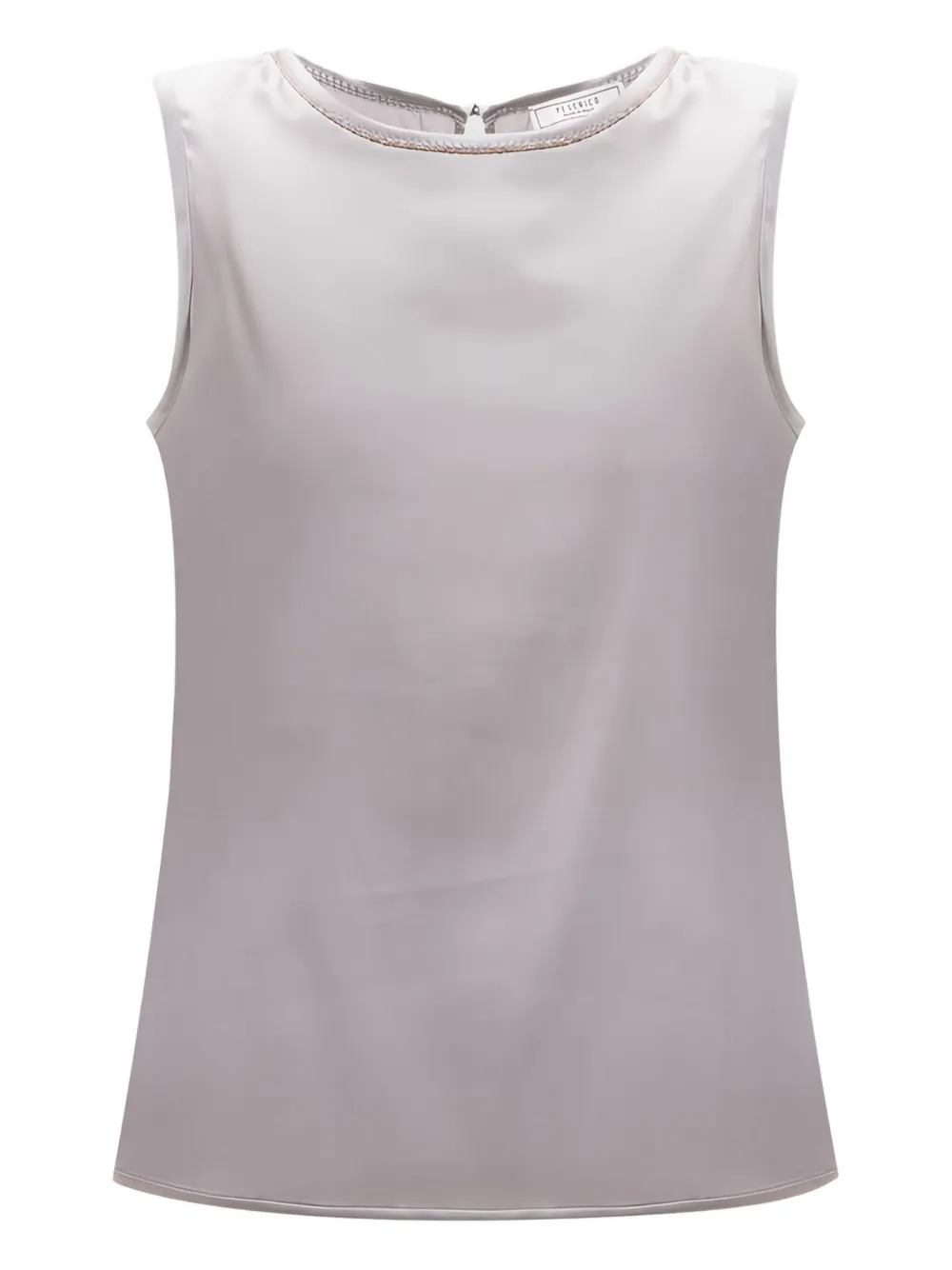 Peserico embellished sleeveless top | Grey | Image 1