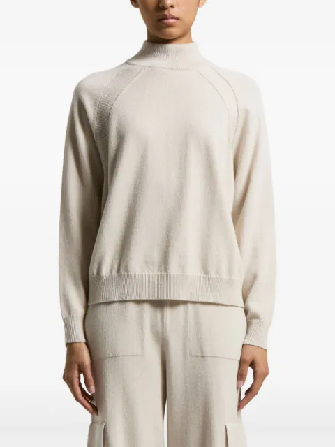 Peserico high-neck raglan-sleeve sweater