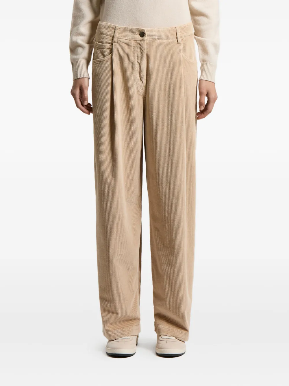 Peserico corduroy trousers | Neutrals | Image 1