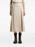 Peserico pleated midi skirt - Neutrals