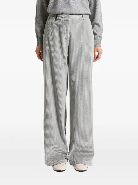 Peserico corduroy-texture trousers