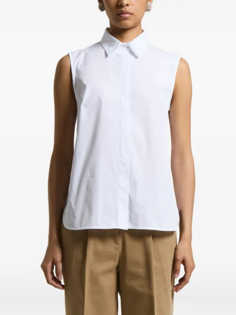 Peserico sleeveless collared shirt