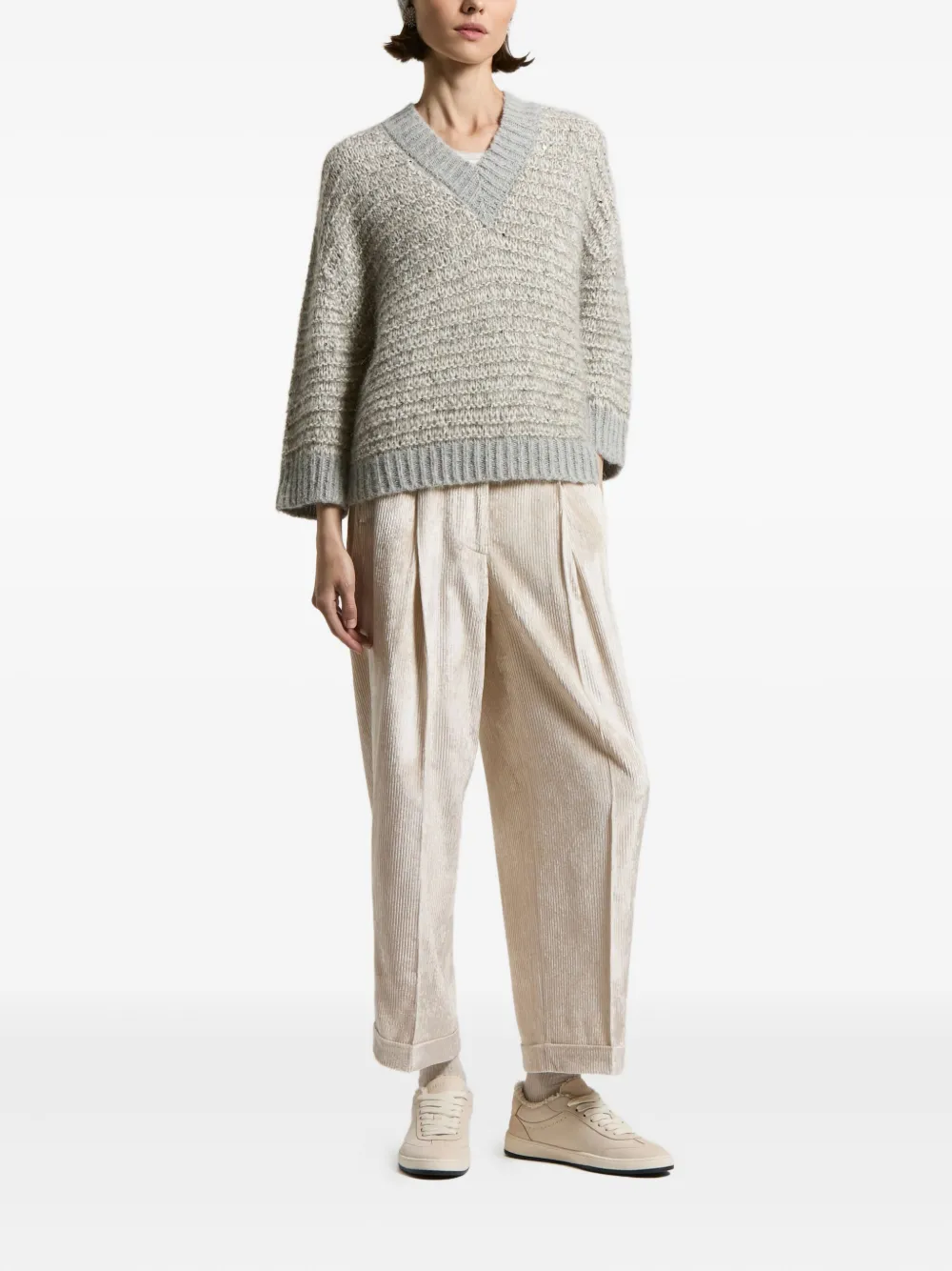 Peserico corduroy trousers - Beige