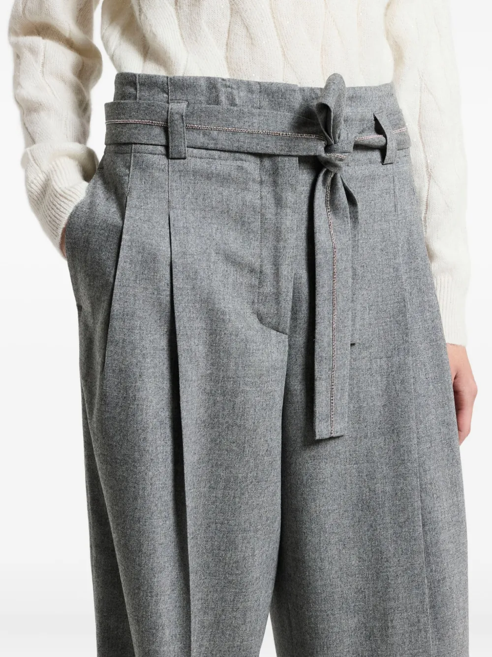 Peserico Tailored Trousers In Black