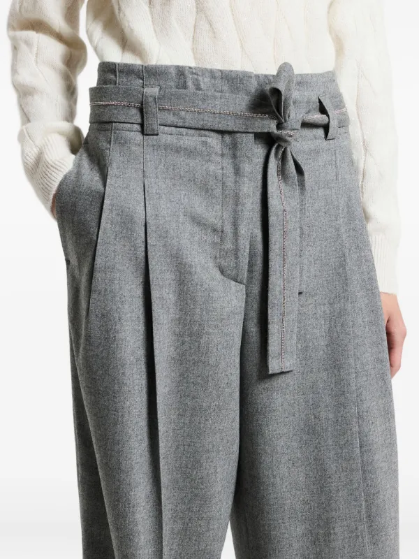 Peserico テーラードパンツ | グレー | FARFETCH JP