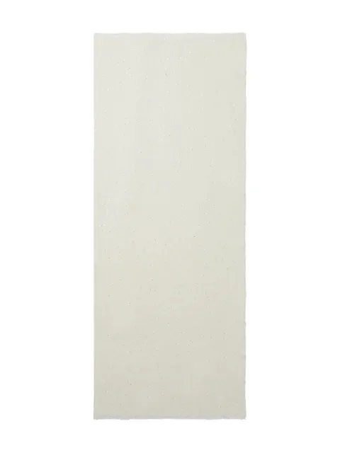Peserico sequin-embellished frayed-edge scarf