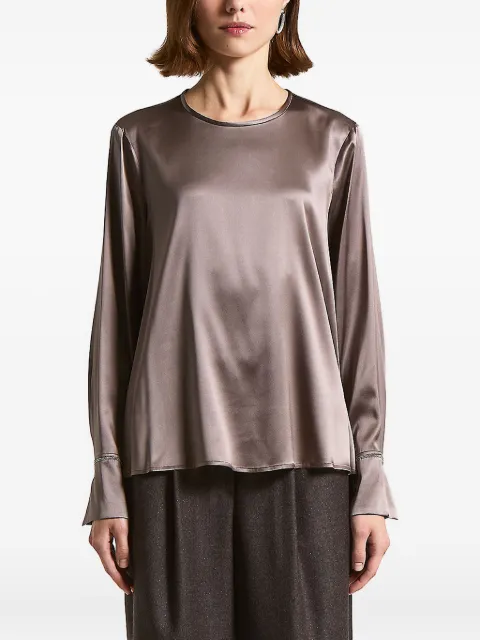 Peserico bead-detailed blouse