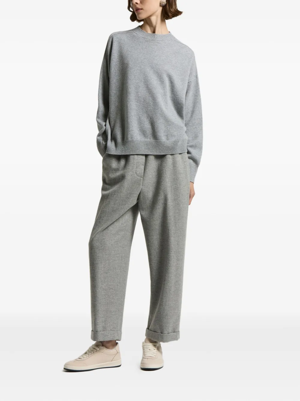 Peserico round-neck cashmere sweater | Knitted Sweaters | Image 2