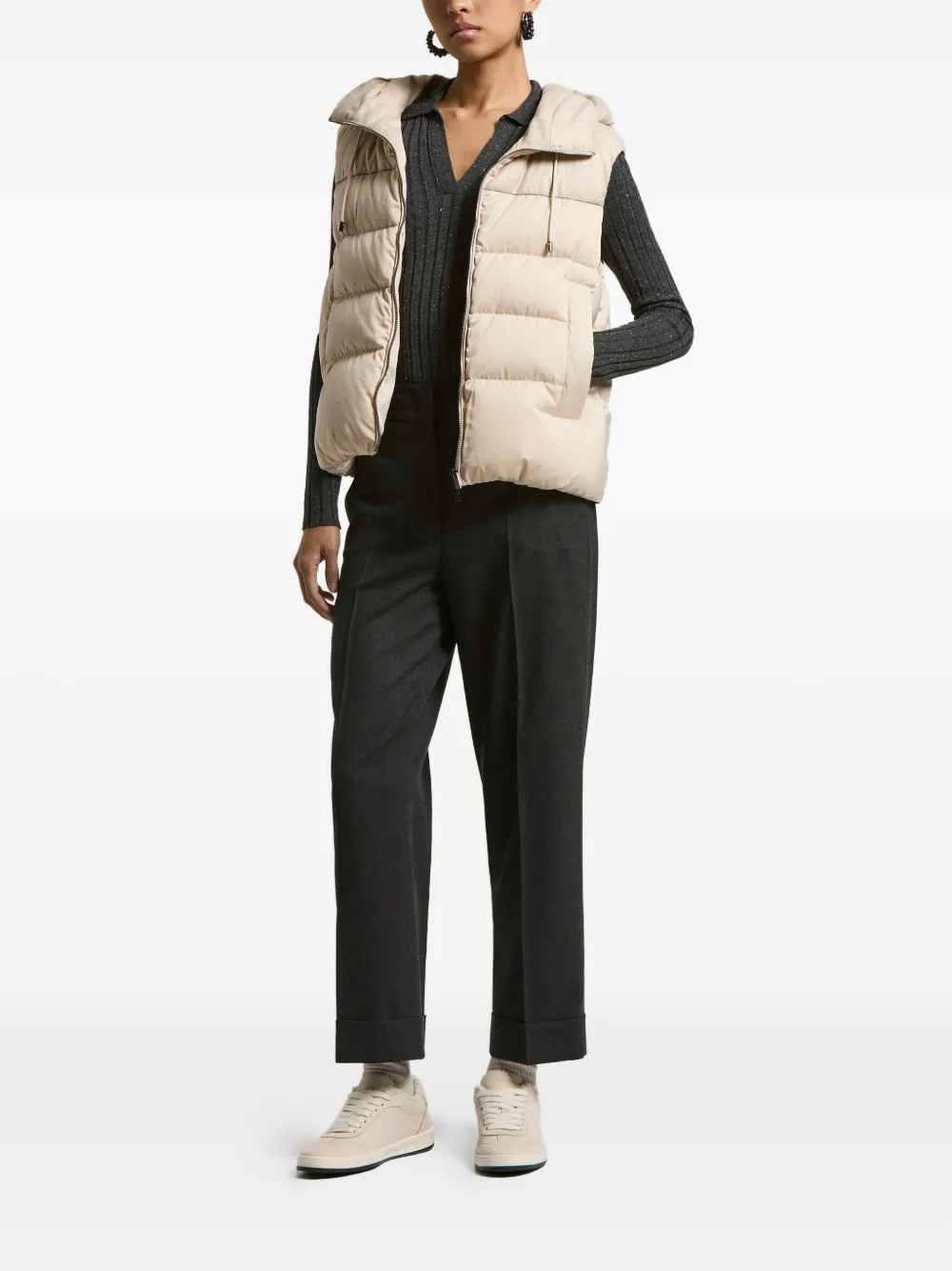 Peserico hooded quilted vest | Waistcoats & Gilets | Image 2