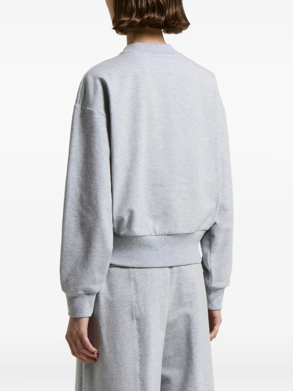 Peserico Sweater met logoprint Grijs