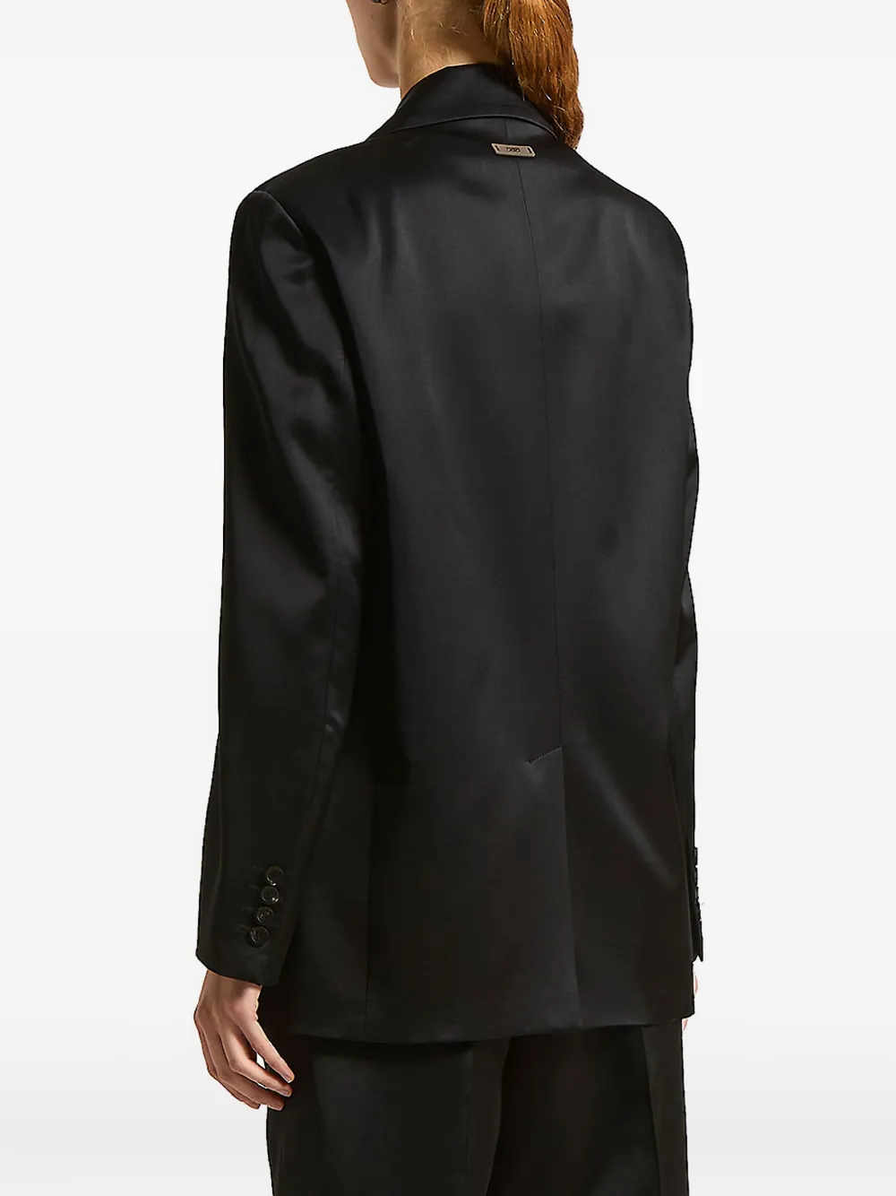 Peserico Flap-pockets Double-breasted Blazer In Gray