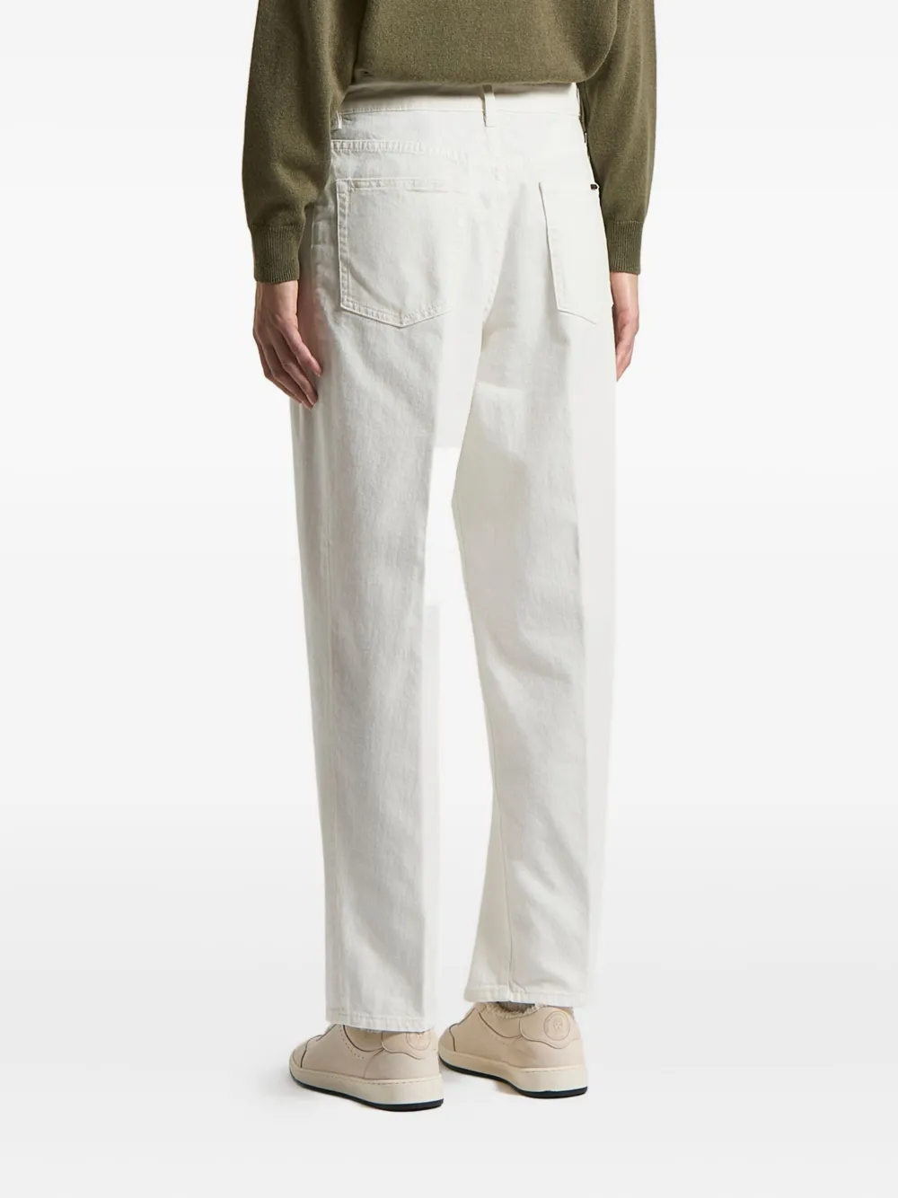 Peserico Five-pockets Jeans In White