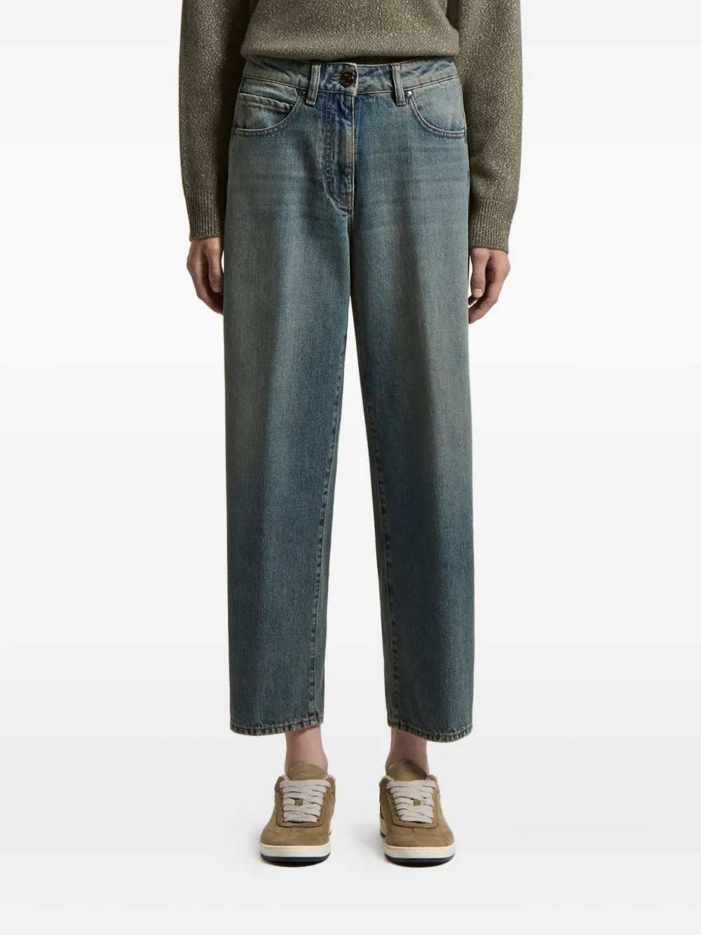 Peserico logo-patch jeans | Blue | Image 1