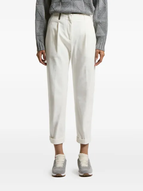 Peserico pantalones con dobladillo vuelto