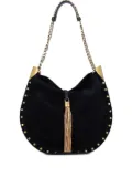 ISABEL MARANT tassel-embellished suede shoulder bag - Black