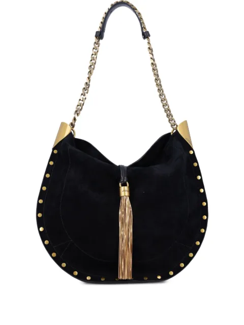 ISABEL MARANT tassel-embellished suede shoulder bag