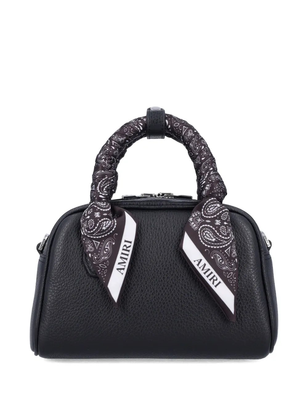 AMIRI Bowling Bag paisley-print mini bag Zwart