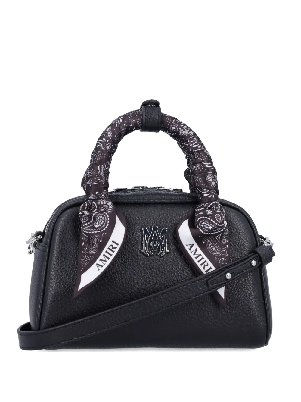 AMIRI Bowling Bag paisley-print mini bag Zwart