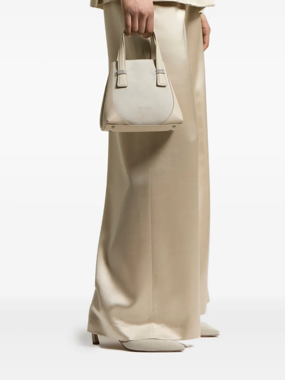 Peserico Faux-fur Jacket In Neutral