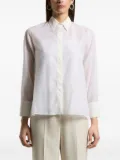 Peserico embroidered-collar shirt - White