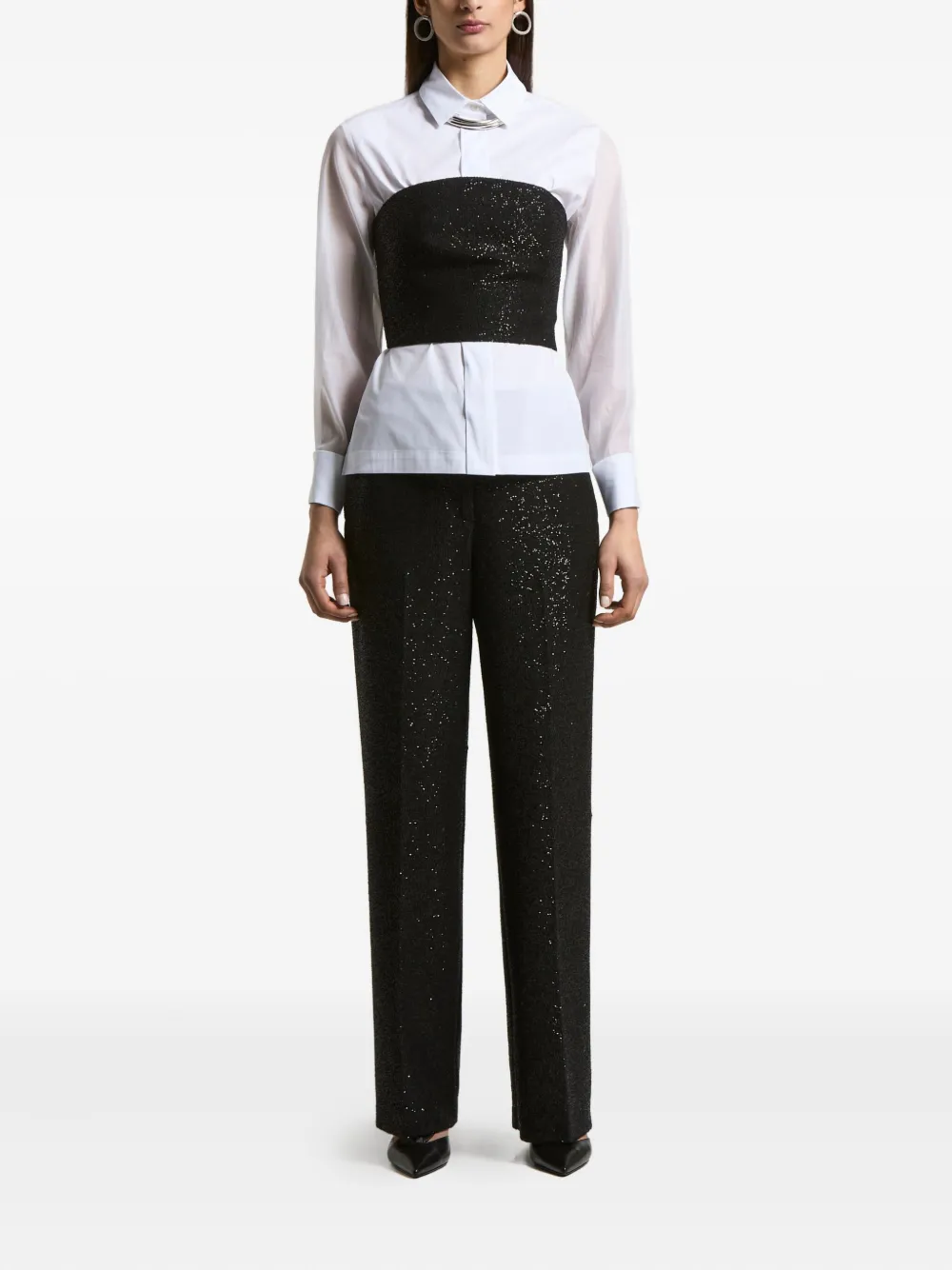 Peserico sequin-embellished strapless top | Vests & Tank Tops | Image 2