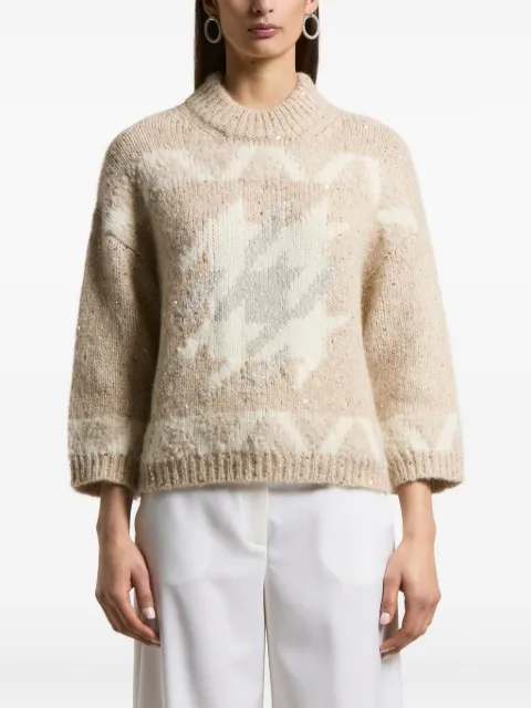 Peserico — star-pattern sweater