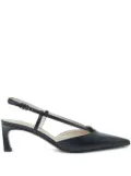 Peserico slingback pointed-toe pumps - Black