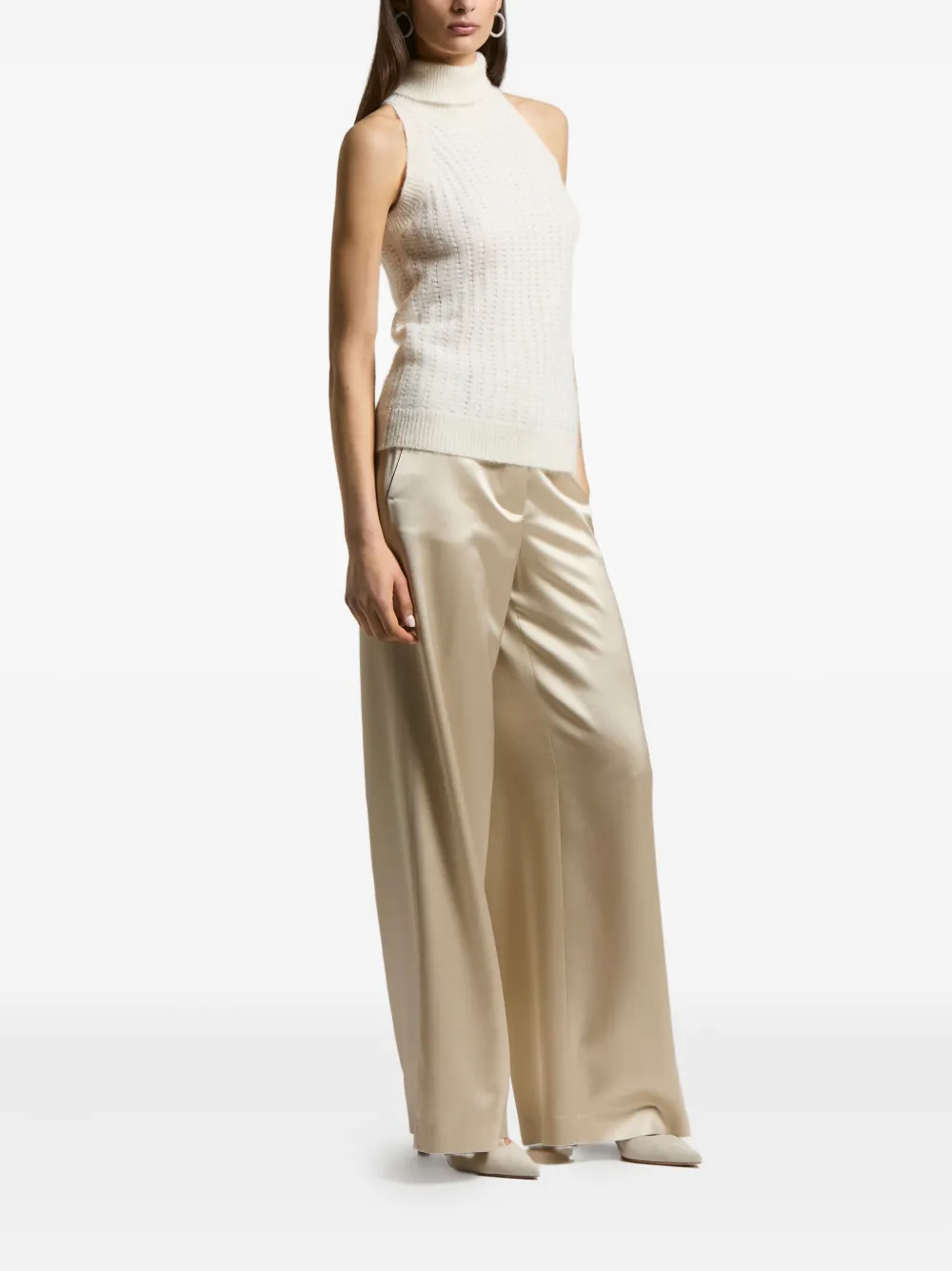 Peserico turtleneck sleeveless knitted vest | Vests & Tank Tops | Image 2