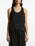 Peserico racer-back top - Black