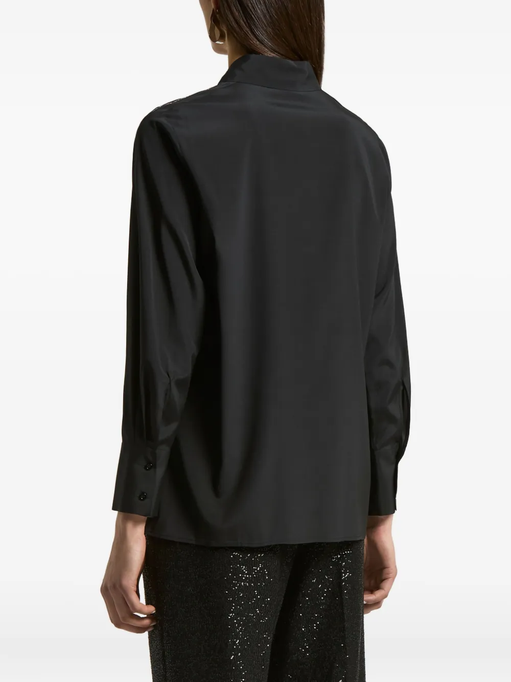 Peserico Blouse met lange mouwen Zwart