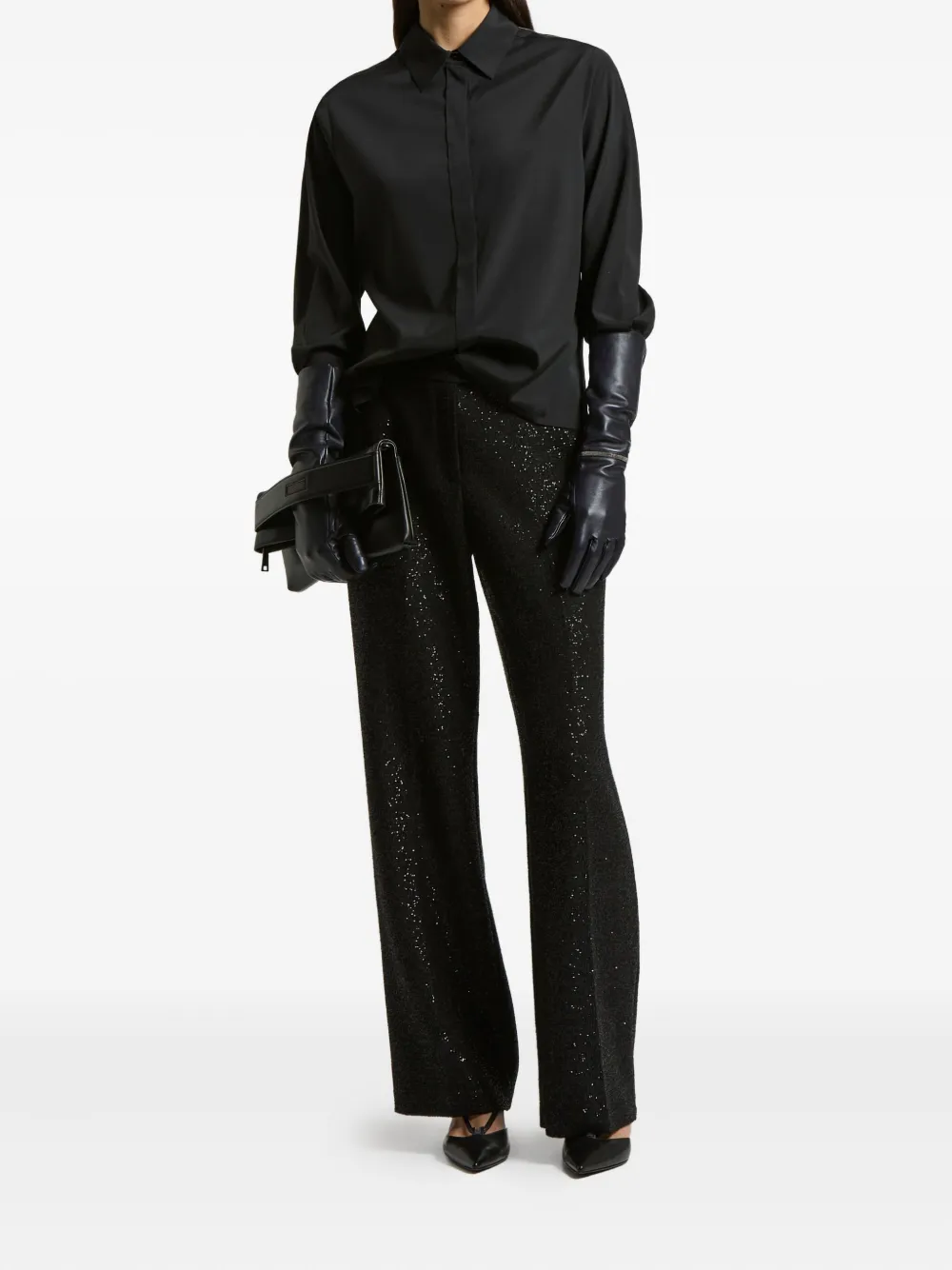 Peserico Blouse met lange mouwen Zwart