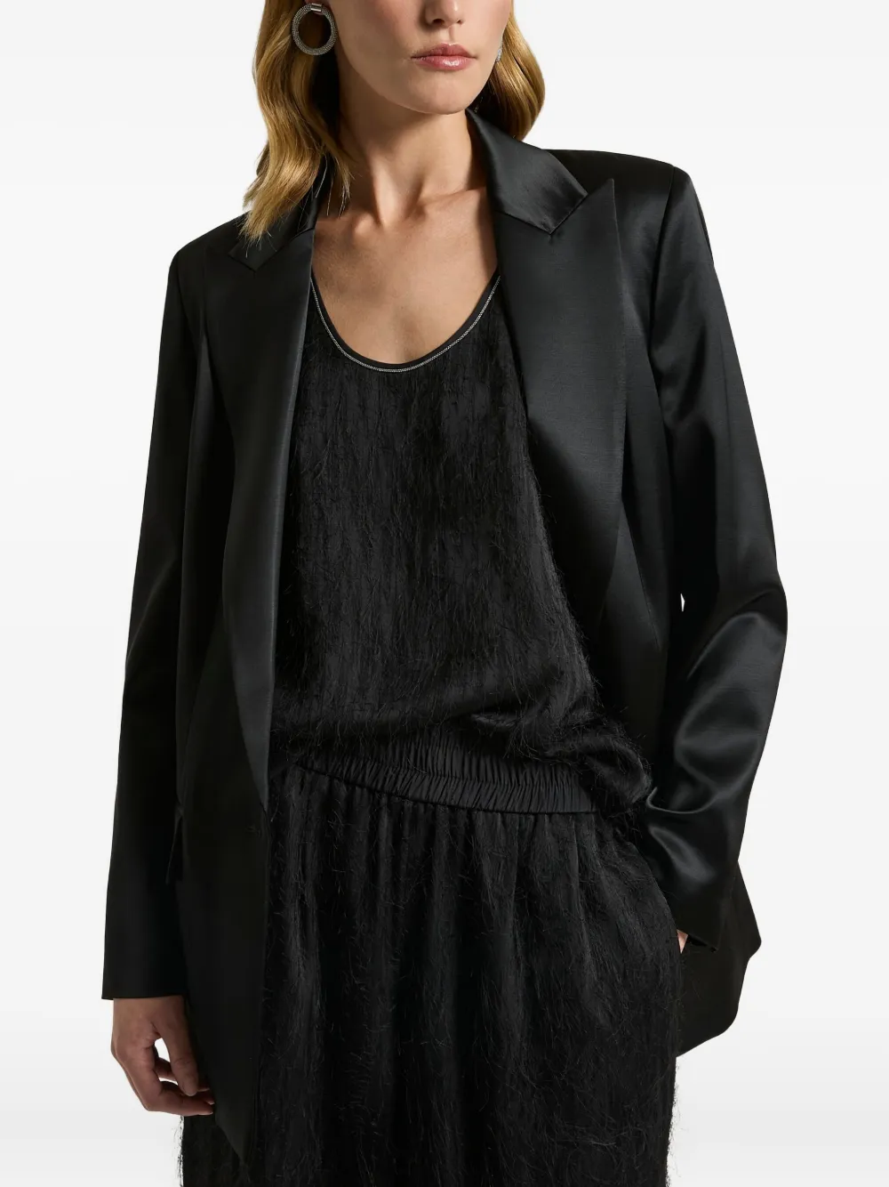 Peserico Blazer met lange mouwen Zwart