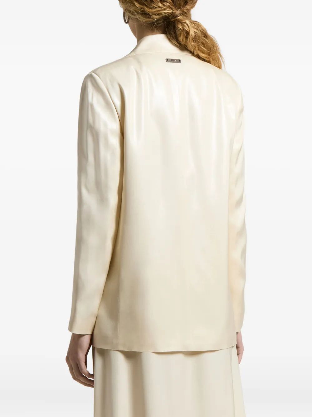 Peserico Blazer met dubbele rij knopen Beige