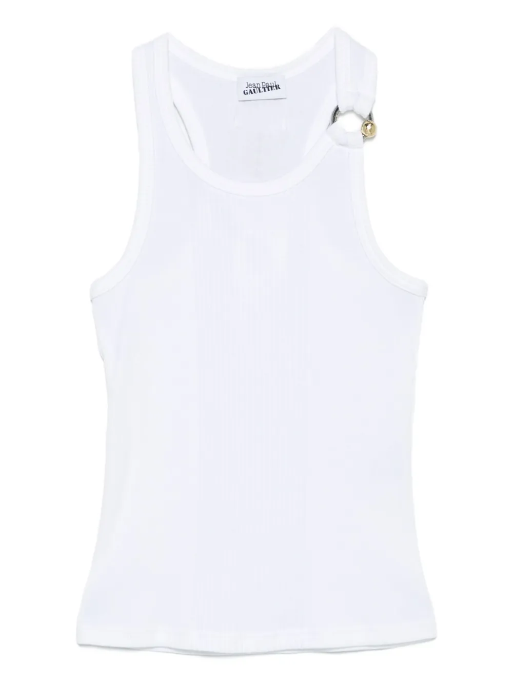 Jean Paul Gaultier cotton tank top Wit