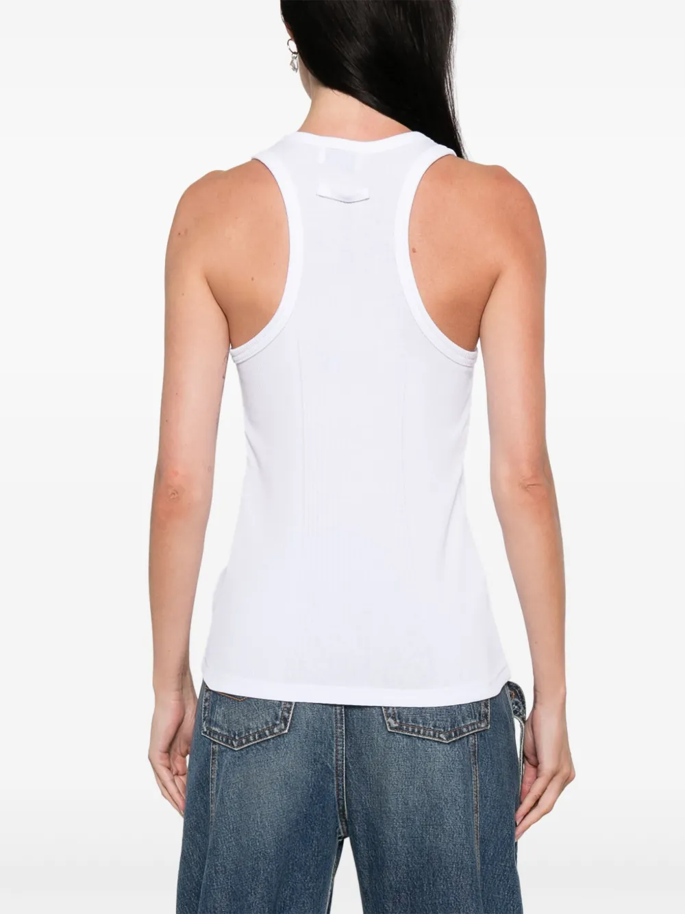 Jean Paul Gaultier Katoenen tanktop Wit