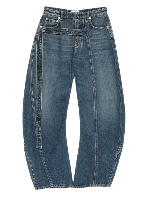 Jean Paul Gaultier panelled belted jeans