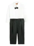 Missoni Kids chevron-pattern jumpsuit - White