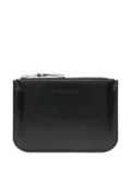 Comme Des Garçons Wallet zip-top leather wallet - Black