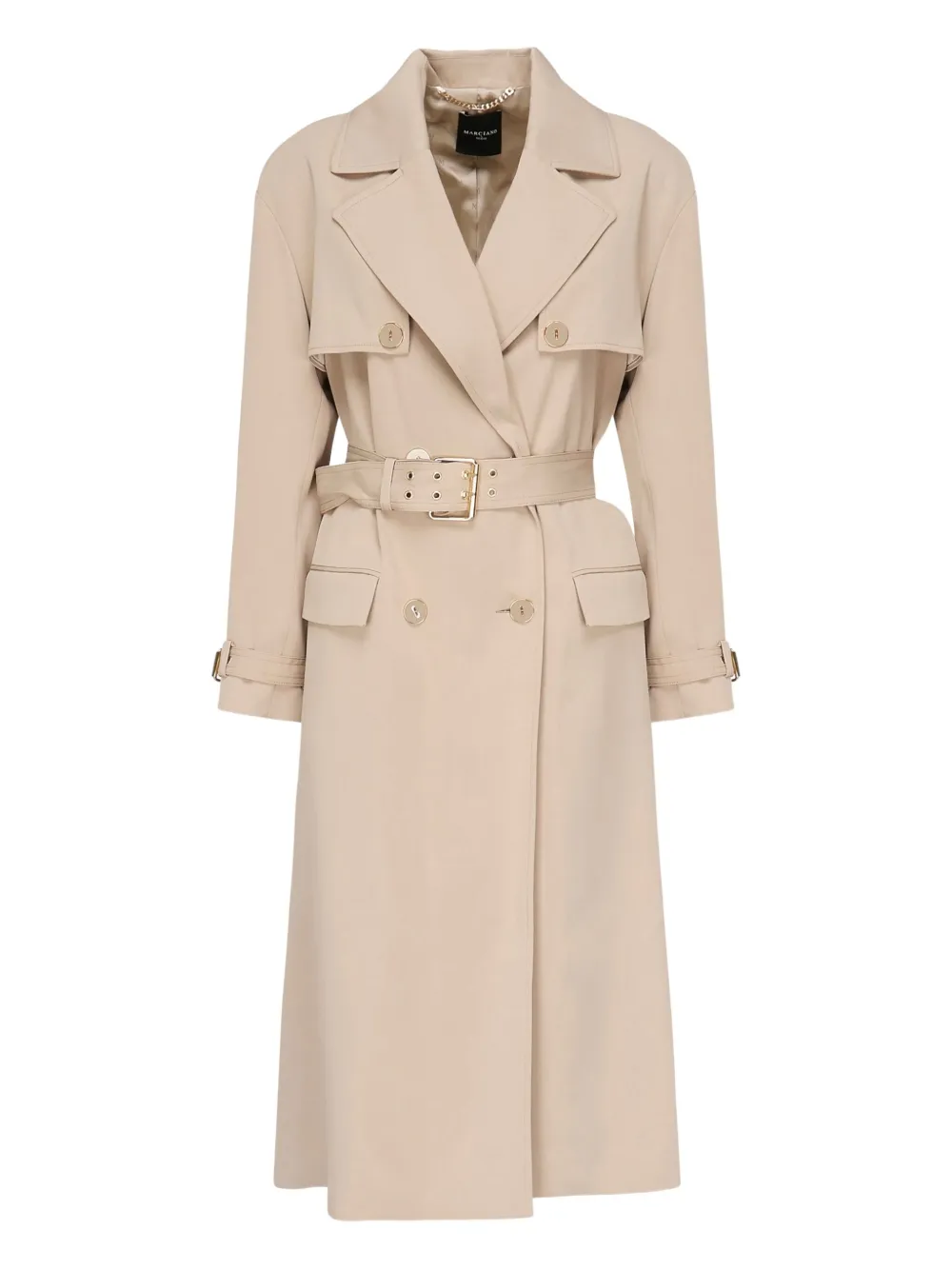 Marciano belted double-breasted trench coat | Neutrals | Image 1